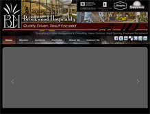 Tablet Screenshot of brookwoodhospitality.com